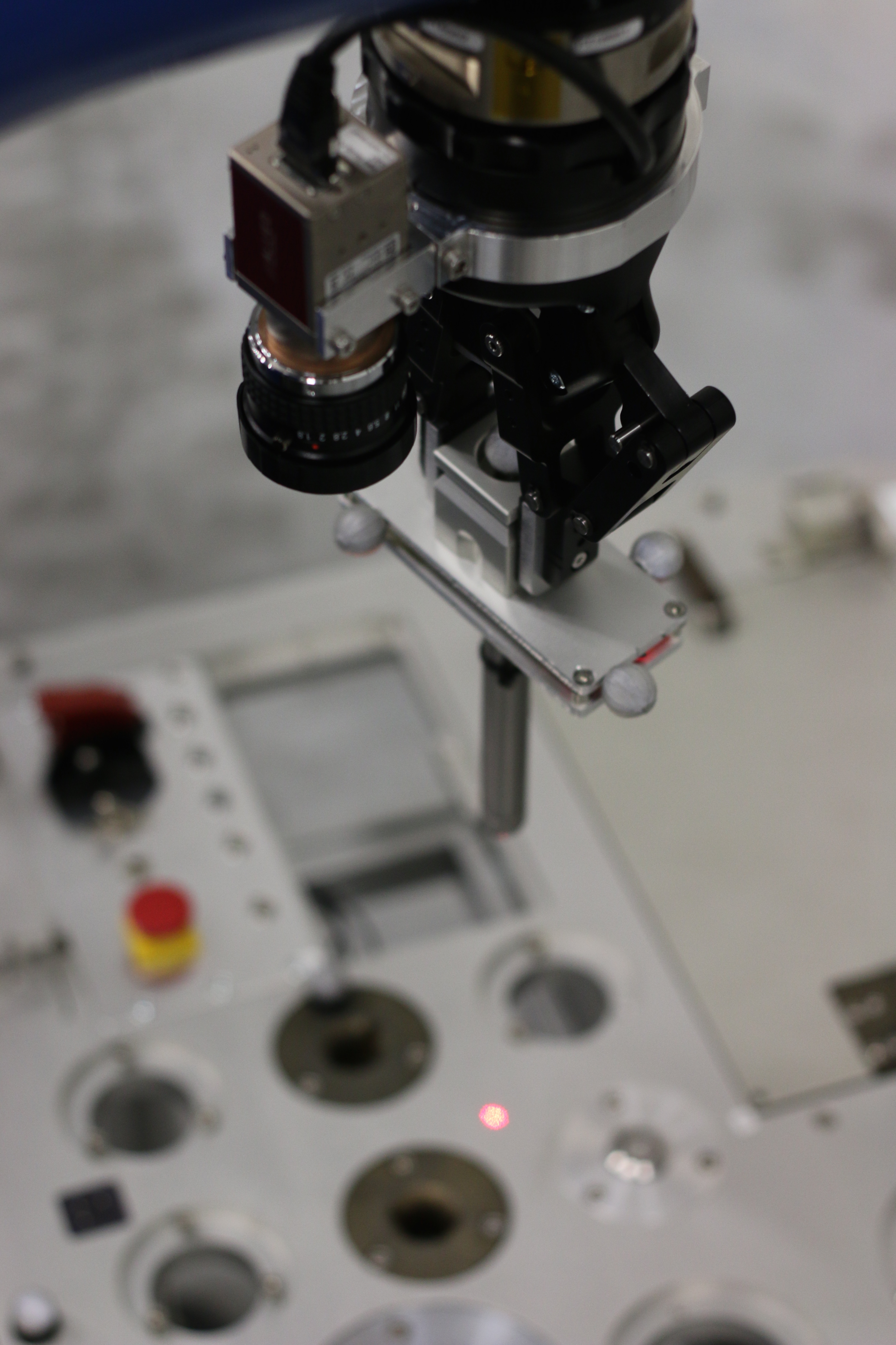 Rover stereo camera and visual marker system over task board